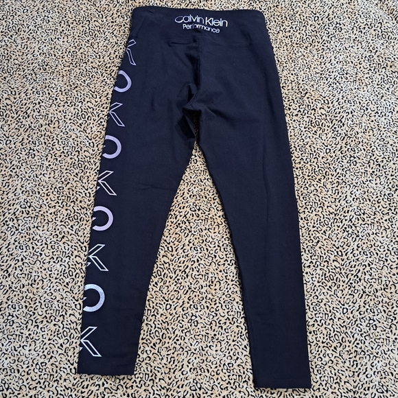 🌈CALVIN KLEIN PERFORMANCE FULL LENGTH COTTON LEGGINGS-S - Picture 3 of 6